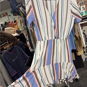 All in Favor Multicolored Striped Dress